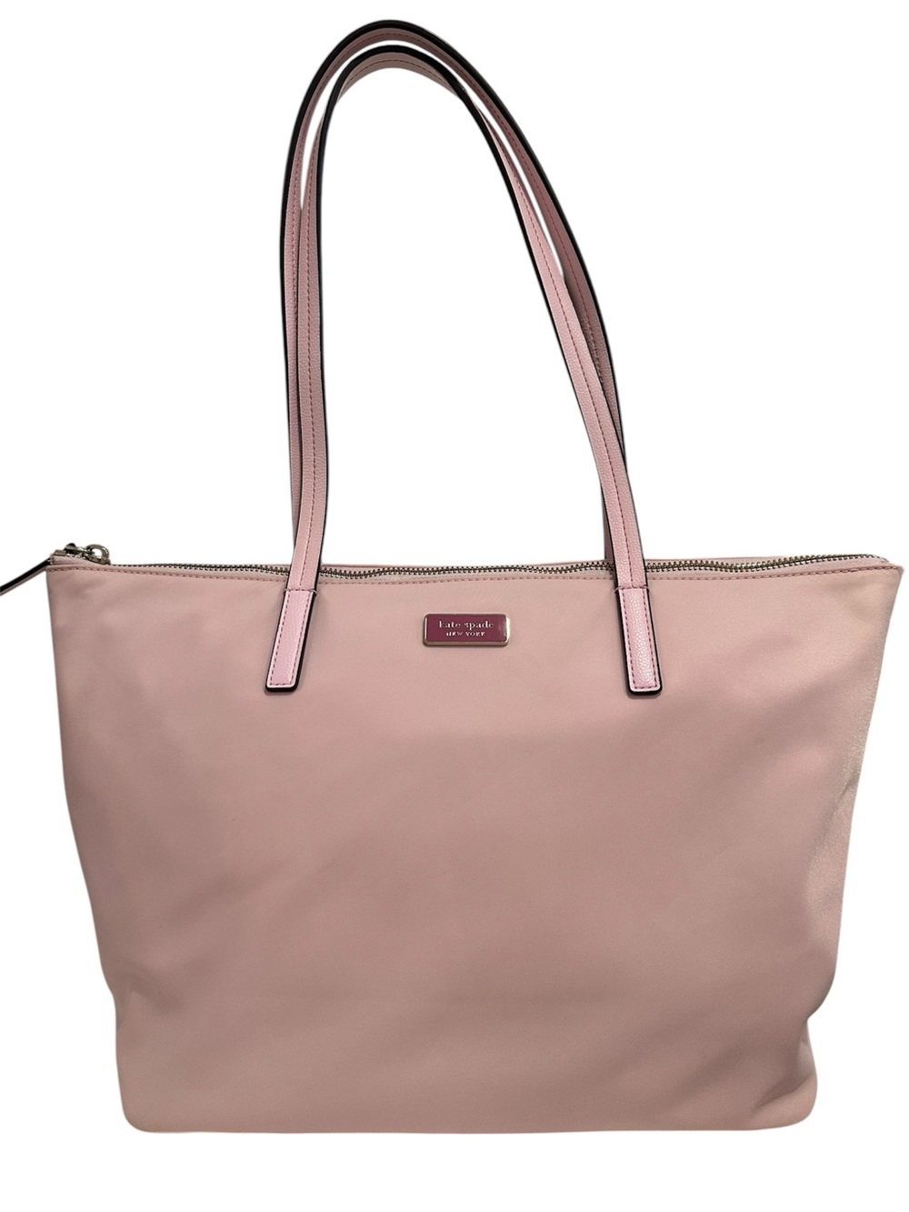 kate spade Blush Pink Leather Tote with Double Straps